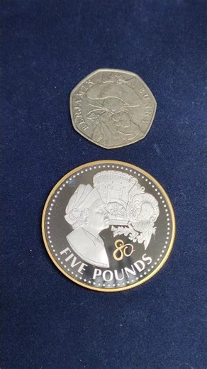 2017 Benjamin Bunny 50p vs 2006 Silver £5 🔔 Ping Test! 🪙🔥Description: