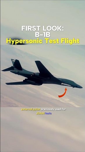 Legendary Bomber Gets Deadly New Upgrade – B-1B ARRW Test Flight