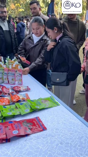 Sipping. Smiling. Creating. 🎥💙 ManaKO Ice Ade Juice keeping creators cool at Creators Mela, Chitwan ❤️📍 Get yours now from Daraz https://shorturl.at/3hUWa #manakoiceade #manako #manaramgroup #manaramfarm #madeinnepal | Manaram Farm Pvt. Ltd.