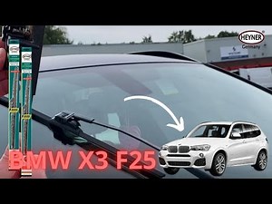 How To Change Front Wiper Blades Bmw X3 F25 Side Pin Fitting