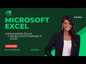 How to Use Slicers and Timelines in Excel: A Step-by-Step Guide.