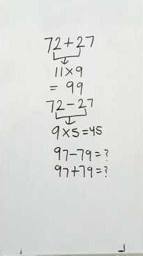 Two Digit Numbers with Interchanged Digits | Addition & Subtraction Short Trick