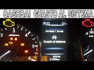 Nissan Qashqai Guasto al sistema o Guasto al sistema di controllo chassis System fault cosa fare