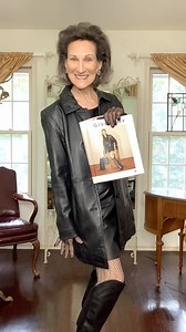 358K views · 1.8K reactions | I’m copying a Givenchy ad in Vogue Magazine! See how I got the look with a black leather coat, boots, and a bag! #getthelook #givenchy #voguemagazine #styleinspo #ootd #fashionmodel | Positively Cathy | Facebook