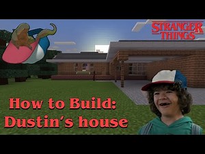 How to Build Dustin's house from Stranger Things in Minecraft!!!