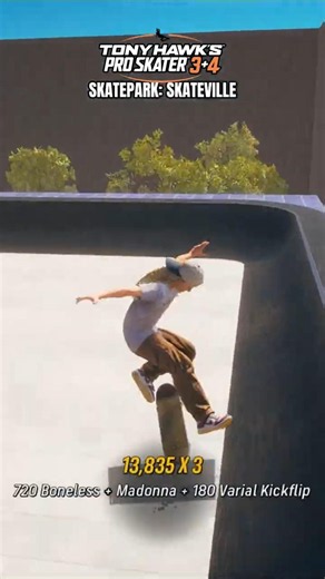 SKATEVILLE SKATEPARK in Tony Hawk's Pro Skater 3+4 - CREATE-A-PARK