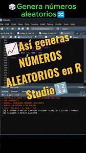 Genera NÚMEROS ALEATORIOS en R Studio 🎲💻