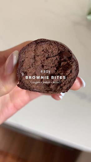 Delicious Vegan Keto Chocolate Protein Brownie Bites Recipe