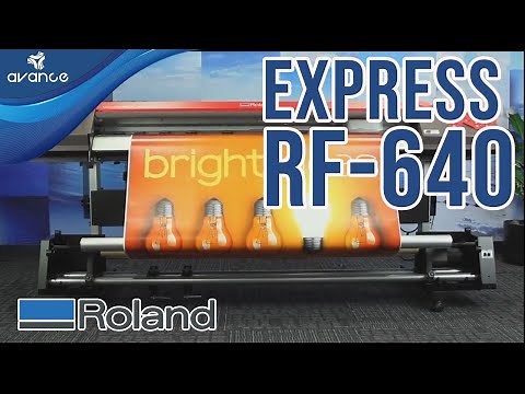 Impresora de alta resolución ROLAND® VERSA EXPRESS RF-640 - Velocidad y calidad en un solo equipo.