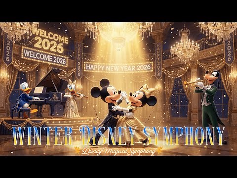 💃 disney royal winter ball ambience 2026 🎻 romantic disney ost orchestral for study & focus