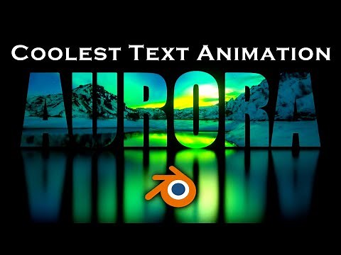 Easy Video Text Animations for Lyric Videos - Blender Tutorial