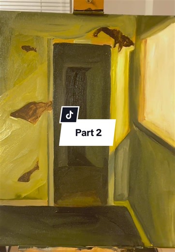 Part 2 : adding more values #oilpainting #artistsoftiktok #fineart #paintingprocess #emotionalart