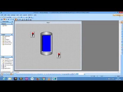 InTouch SCADA : Tank Filling Animation Tutorial For Beginner Part 1