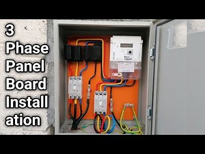 3 Phase Panel Board Installation | 3 Phase MCCB Installation