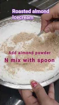 Roasted Almond Icecream🍦🍨 | creamy n yummy ice cream recipe at home | easy n quick recipe 😋😋😋😋