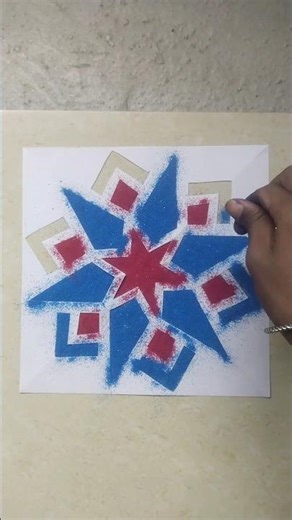 Rangoli With Paper | Rangoli Stencil