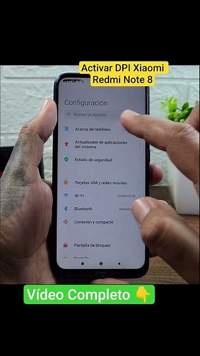 Enable DPI and USB Debugging on the Xiaomi Redmi Note 8 #y5tecnologia #smartphone