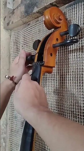 CALIBRACION DE UN CELLO #entretenimento #cello #lutheria