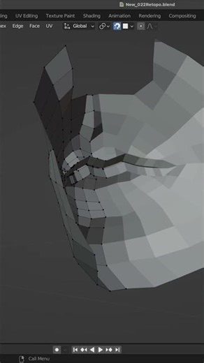 I Fixed The WORST Anime Mouth Topology (1 Hour Later...) 😱 #3danimation