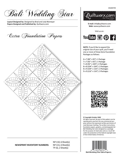 Bali wedding star quilt pattern free | Honestweddingadvice.com