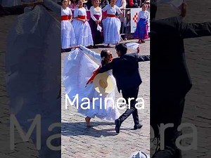 Crowds Gather to Watch Marinera Dance in Cusco, Peru