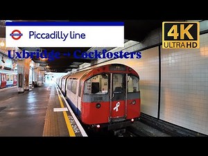 Full Journey London Underground Piccadilly Line: Uxbridge → Cockfosters (2026)