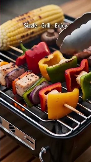 Premium Compact Tabletop Charcoal Grill Showcase | Foldable Camping BBQ