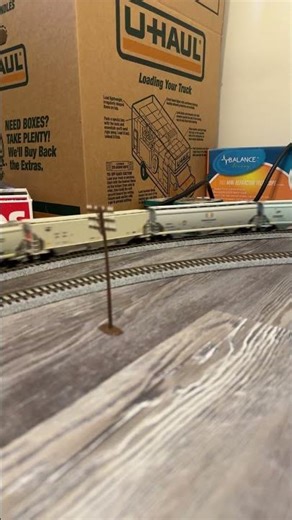 Train with many grain cars then other cars!