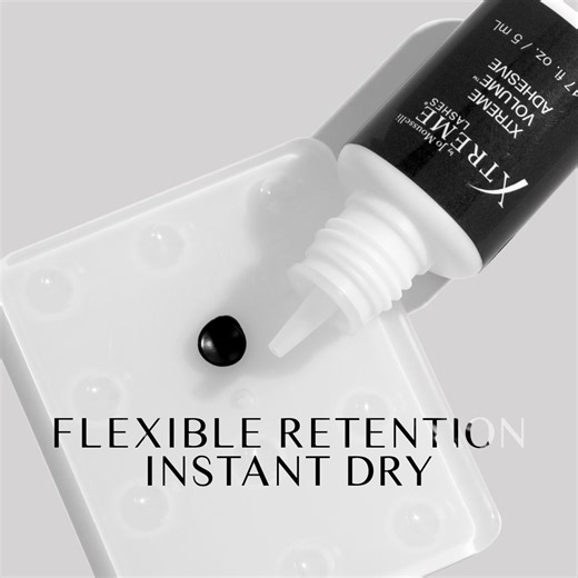 Glue for Eyelash Extensions: Xtreme Volume™ Adhesive & Eyelash Primer Set — Waterproof, Heatproof, Humidity Proof, Temperature Proof, Latex Free | Xtreme Lashes