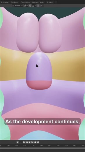 3D Tongue Embryology in 60 Seconds #embryology #3danimation #biology #science