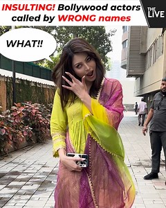 3.8M views · 31K reactions | Bollywood actors INSULTED with WRONG NAMES! A name is an identity! And when Bollywood celebs get called by wrong names in public it's super EMBARRASSING and INSULTING. From Urvashi Rautela being called Urfi Javed to Kiara Advani MISTAKEN for Kriti Sanon - Here are times when Bollywood actors were called by WRONG NAMES. #Bollywood | The Live | Facebook