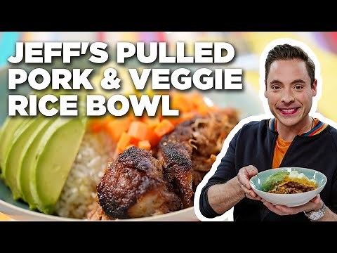 Jeff Mauro's Pulled Pork and Veggie Rice Bowl | The Kitchen | Food Network