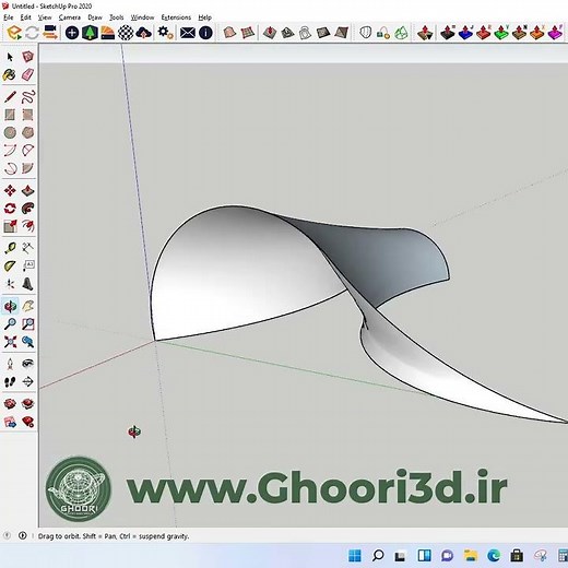 SketchUp Curviloft Plugin Sample - پلاگین اسکچاپ