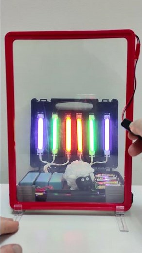 Dissappearing film (PDLC)! #science #physics #optics