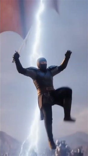 5. Time-travel fight: knights vs ninjas vs robots vs dragons, swords clashing, magic explosions,