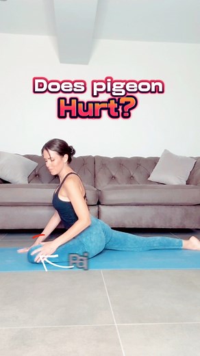 174K views · 1.4K reactions | Pigeon pose primarily stretches the hip...