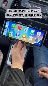 10K views · 22 reactions | Best stuff for an older car.殺 Eonon P4 wireless Apple CarPlay & Android Auto car screen with dashcam & backup camera fits any car. #eonon #applecarplay #androidauto #carstereo #dashcam #backupcamera #car #oldcar | Eonon Official | Facebook