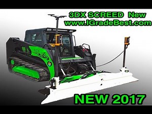 3DX-SCREED ROLLER GRADER 10.5