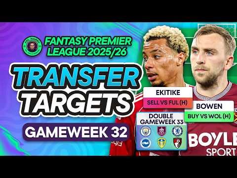 BEST PLAYERS TO TARGET! ♻️ FPL GW32 TRANSFER TARGETS! ♻️ | Fantasy Premier League Tips 2025/26