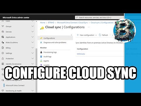 Provision AD to Microsoft Entra with Cloud Sync!