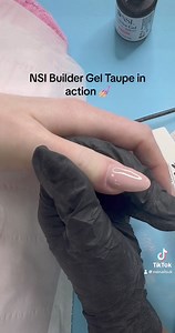NSI Builder Gel in a Bottle in our best selling ‘Taupe’ shade 💅🏼 @hayleyajshepley_mcr 🤍 #nsiuk #nsinails #nsibuildergel #buildergel #nsitaupe #naturalnails #nudenails | NSI Nails UK Ltd