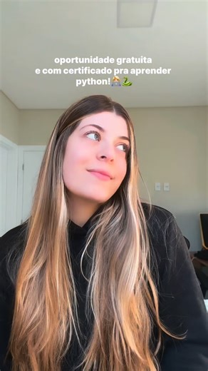 Letícia Baldin on Instagram: "Oportunidade pra aprender Python e entrar na área de dados em 2026!🐍 Deixei o link lá na bio, é só se inscrever de forma 100% gratuita. Vão ser 4 dias de imersão prática com a @aluraonline , então aproveitemmm!🌟 • • • • • #programador #programacao #python"