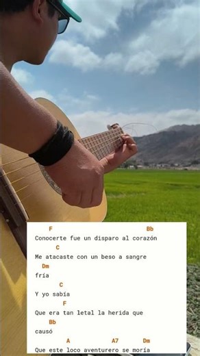 disparo al corazón #ricky martin #acordes#guitarra