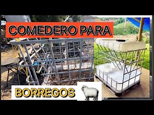 How to make a sheep feeder