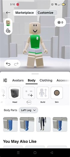 how to make blocky legs in Roblox in mobile (0 Robux)☺️💖🥳📱📲 #bloxy
