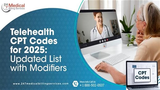 Telehealth CPT Codes for 2025 Updated List with Modifiers