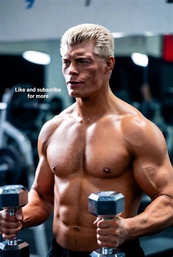 wwe cody Rhoades doing gym training latest 2026 video by Beast core ai.