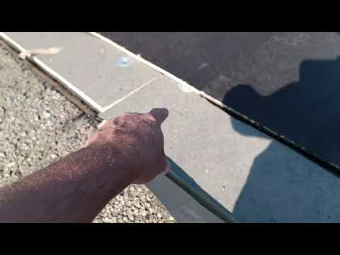 3 ply Hybrid ModBit BUR system in hot asphalt