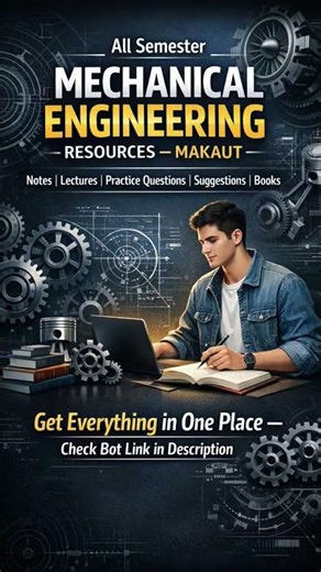 MAKAUT Mechanical Notes 📚 | All Sem in One Place 🚀 #makaut #mechanicalengineering