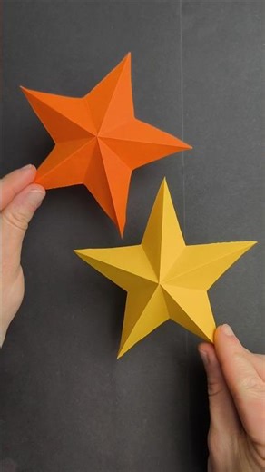 SUPER EASY PAPER STAR 💥🔥 #paperstar #origami #diy